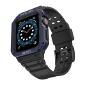 Apple SE/7 älykellon silikoninen Hurtel-ranneke, Musta väri, 38/40/41mm