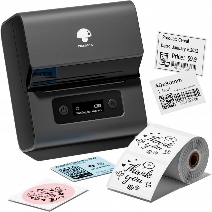 Phomemo printer Thermal Label Bluetooth IOS Android PrintMaster / M221 / Black