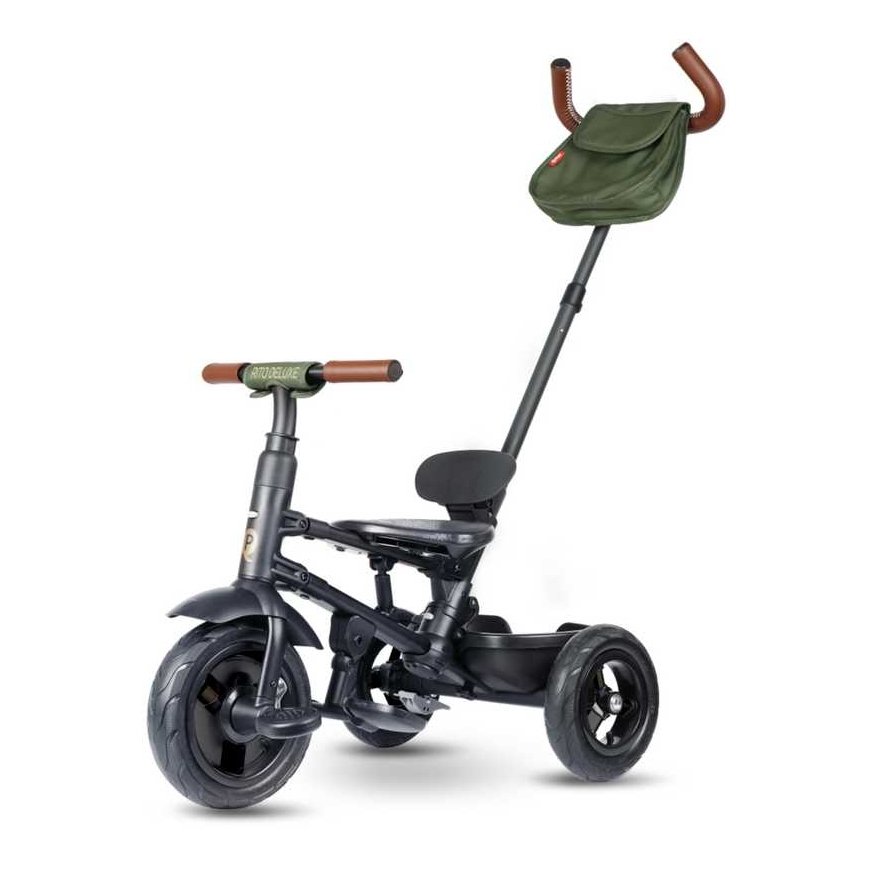 Qplay Triratis dviratukas Rito Deluxe Rubber Olive – 4