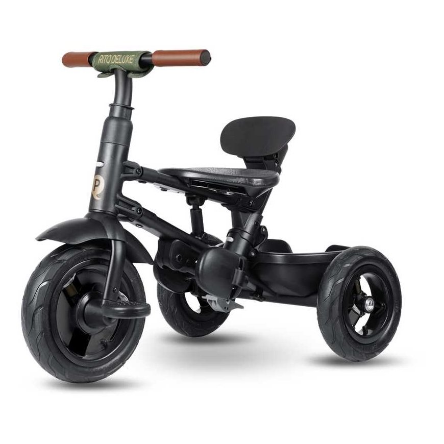 Qplay Triratis dviratukas Rito Deluxe Rubber Olive – 5