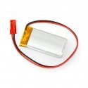 Akyga Li-Pol element 620mAh 1S 3.7V - JST-BEC connector + socket - 40x20x8mm Akyga Li-Pol element 620mAh 1S 3.7V - JST-BEC connector + socket - 40x20x8mm