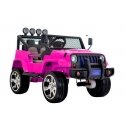 Lean Cars Dvivietis elektromobilis vaikams JEEP 4x4 S2388 rožinis