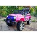 Lean Cars Dvivietis elektromobilis bērniem JEEP 4x4 S2388 rozā