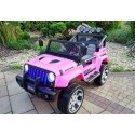 Lean Cars Dual Electric Car for Kids JEEP 4x4 S2388 Pink