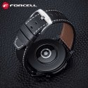 Dirželis Samsung Galaxy Watch Forcell F-Design FS21, eko odos, 22 mm, rudas, su skylutėmis Dirželis Samsung Galaxy Watch Forcell F-Design FS21, eko odos, 22 mm, rudas, su skylutėmis