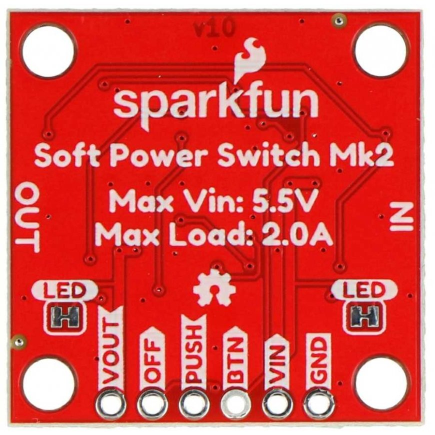 Soft power switch Mk2 - JST 2 mm - power switch - SparkFun PRT-26993 – 3