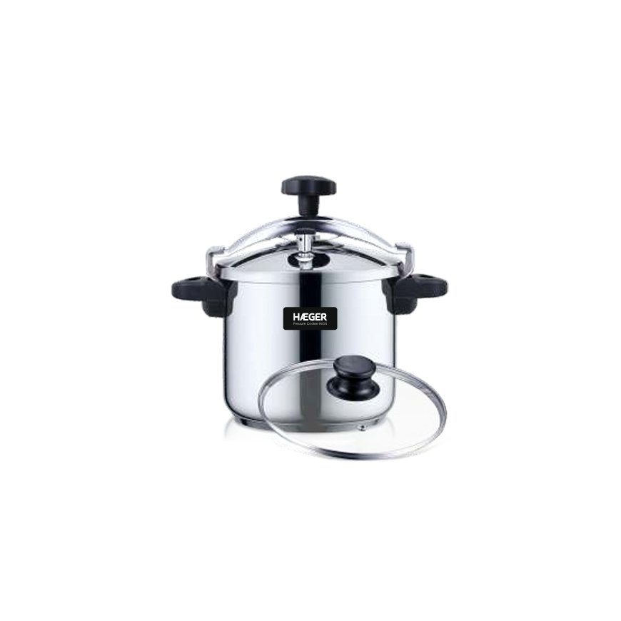 Haeger PC-10S.021A stovetop pressure cooker 10 L Stainless steel