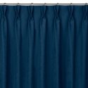 Curtain MILANA, indigo color, classic, flexible, 7.5 cm, with double pleats, 220x270 HOMEDE Curtain MILANA, indigo color, classic, flexible, 7.5 cm, with double pleats, 220x270 HOMEDE