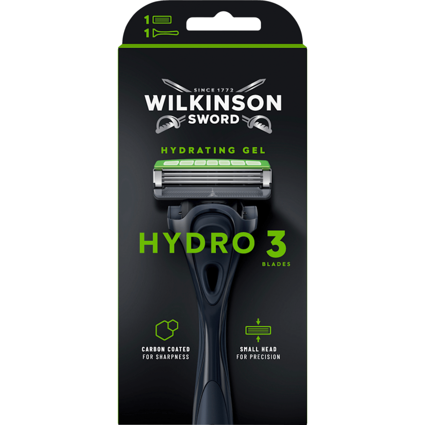 Hydro 3 Black Edition - Skustuvas + 1 galva.