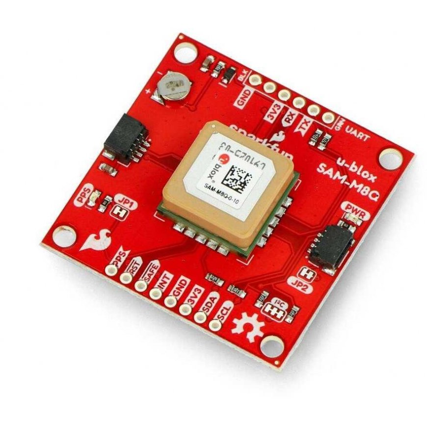 GPS SAM-M8Q module, Qwiic, PCB antenna, SparkFun GPS-15210