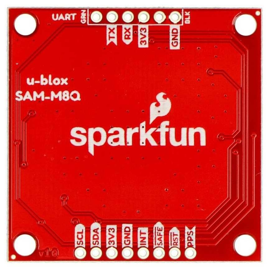 GPS SAM-M8Q modulis, Qwiic, PCB antena, SparkFun GPS-15210 – 3