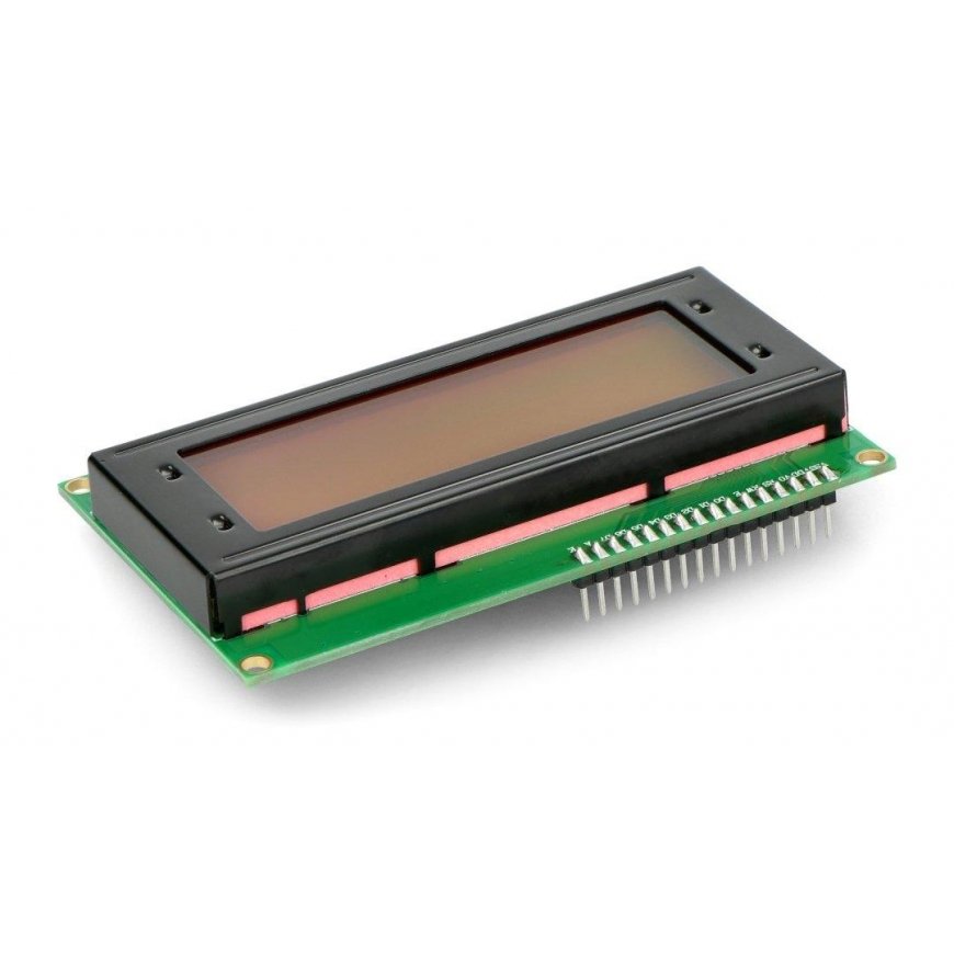 LCD экран 4x20 зеленых символов с соединениями - justPi – 2