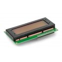 LCD ekranas 4x20 žalių simbolių su jungtimis - justPi LCD ekranas 4x20 žalių simbolių su jungtimis - justPi