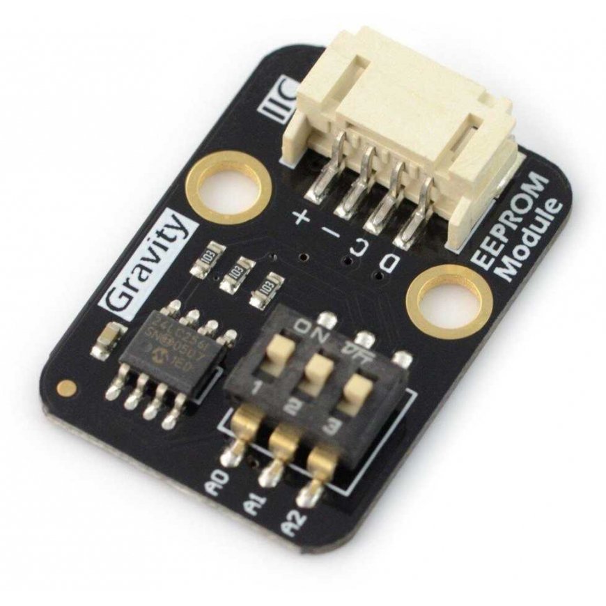DFRobot Gravity duomenų saugojimo modulis su EEPROM atmintimi, I2C, 256 KB