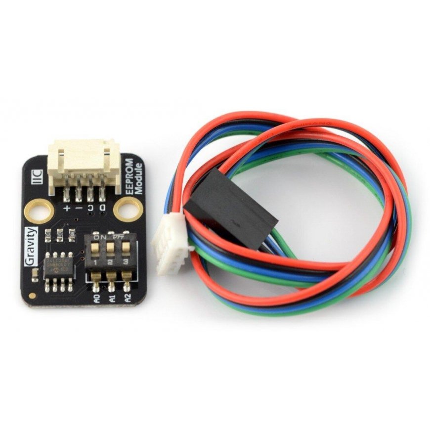 DFRobot Gravity duomenų saugojimo modulis su EEPROM atmintimi, I2C, 256 KB – 2
