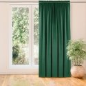 Kardin VILA värviline pudeliroheline, klassikaline stiil, 5 cm, kotiga ja 3 cm tupsudega, samet, 200x270 HOMEDE Kardin VILA värviline pudeliroheline, klassikaline stiil, 5 cm, kotiga ja 3 cm tupsudega, samet, 200x270 HOMEDE