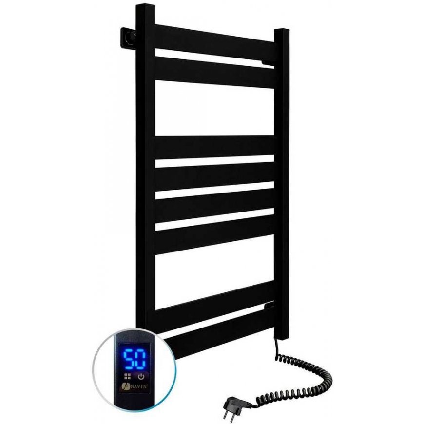 Navin Largo 500*800 Sensor right black towel dryer