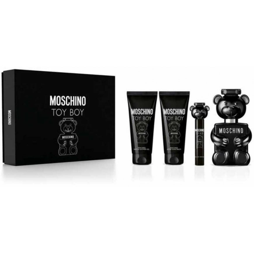 Moschino Toy Boy set for men (EDP, 100 ml + shower gel, 100 ml + body lotion, 100 ml + EDP, 10 ml) – 2