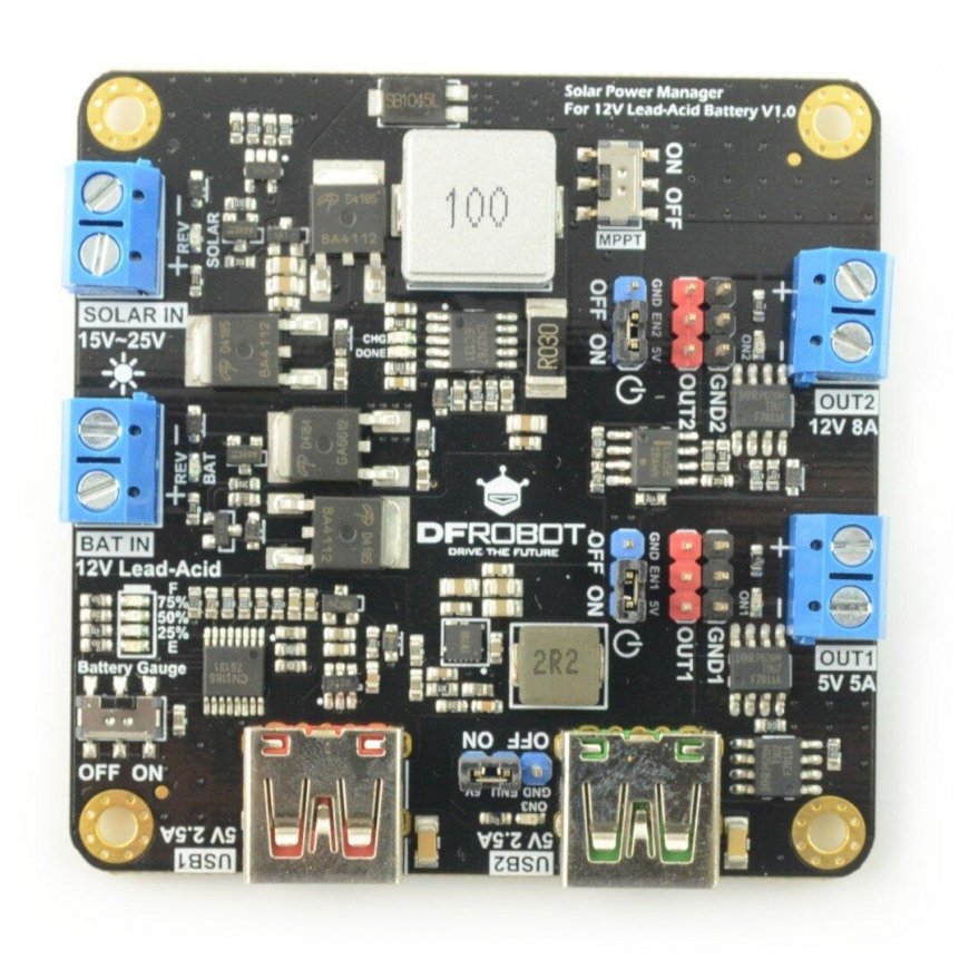 DFRobot DFR0580 solar energy controller for 12V lead-acid battery – 2