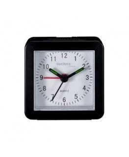 TechnoLine Model SC analog alarm clock, black