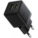 Baseus Palm 20 W divkāršais USB ātrā uzlādes lādētājs melns (P10111608113-00)