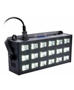 Reflektor + stroboskoop LIGHT4ME LED UV 18x3W DMX