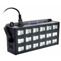 Reflector + strobe LIGHT4ME LED UV 18x3W DMX