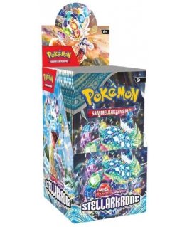 The Pokemon Pokémon TCG - Scarlet & Violet - Stellar Crown Half Size Booster Ekranas (18 Packs)