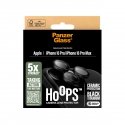 PanzerGlass ® Hoops® Ceramic Camera Lens Protector iPhone 16 Pro | 16 Pro Max Caurspīdīgs ekrāna aiz PanzerGlass ® Hoops® Ceramic Camera Lens Protector iPhone 16 Pro | 16 Pro Max Caurspīdīgs ekrāna aiz