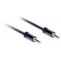 Jack 3,5 mm - Jack 3,5 mm kabelis Ilgis: 1,5 m AQ Premium Jack 3,5 mm - Jack 3,5 mm kabelis Ilgis: 1,5 m AQ Premium