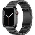 FORCELL F-DESIGN FA10 roostevaba terasest käevõru, mis on mõeldud Apple Watch'ile 38 / 40 / 41 mm mustas värvuses
