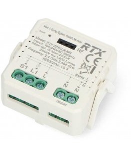 Tuya – vieno kanalo mini relė 10A – ZigBee – Android / iOS programėlė – RTX ZRS1LN-MR