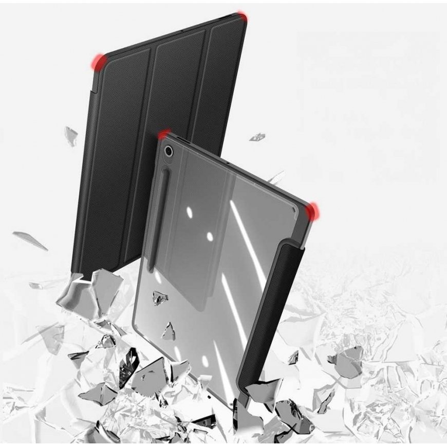 DUX DUCIS TOBY case with pencil storage for Samsung Galaxy Tab S10 FE Plus in black color – 3