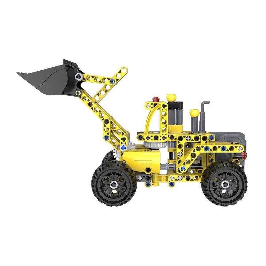 CaDA Technic Construction Bricks Loader 25 cm Large Bulldozer Construction Vehicle with Reverse Gear – 5