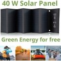 BRESSER mobile solar charger 40 watts with USB and DC output BRESSER mobile solar charger 40 watts with USB and DC output