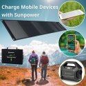 BRESSER mobile solar charger 40 watts with USB and DC output BRESSER mobile solar charger 40 watts with USB and DC output