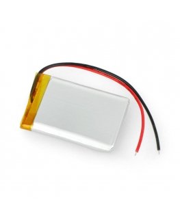 Akyga Li-Pol elementti 1200mAh 1S 3.7V - johdot 100mm - 50x34x6mm