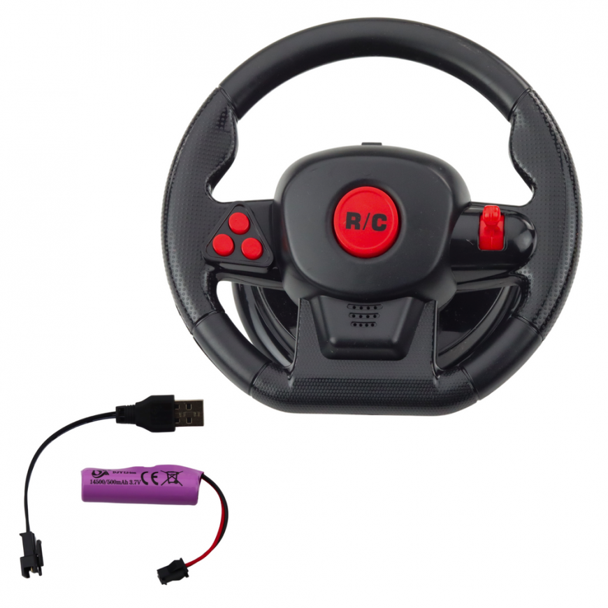 Lean Toys Remote Control RC Racing Car Steering Lights and Sounds 1:12 Silver – 4