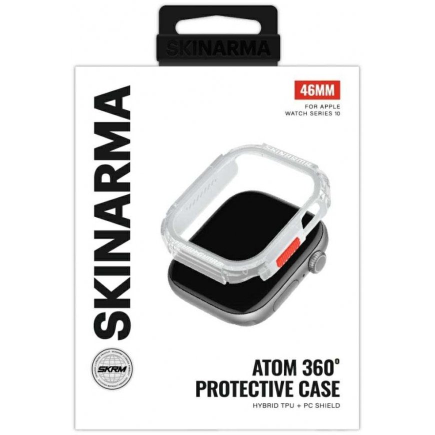 Dėklas Skinarma Atom do Apple Watch 46mm frost – 3