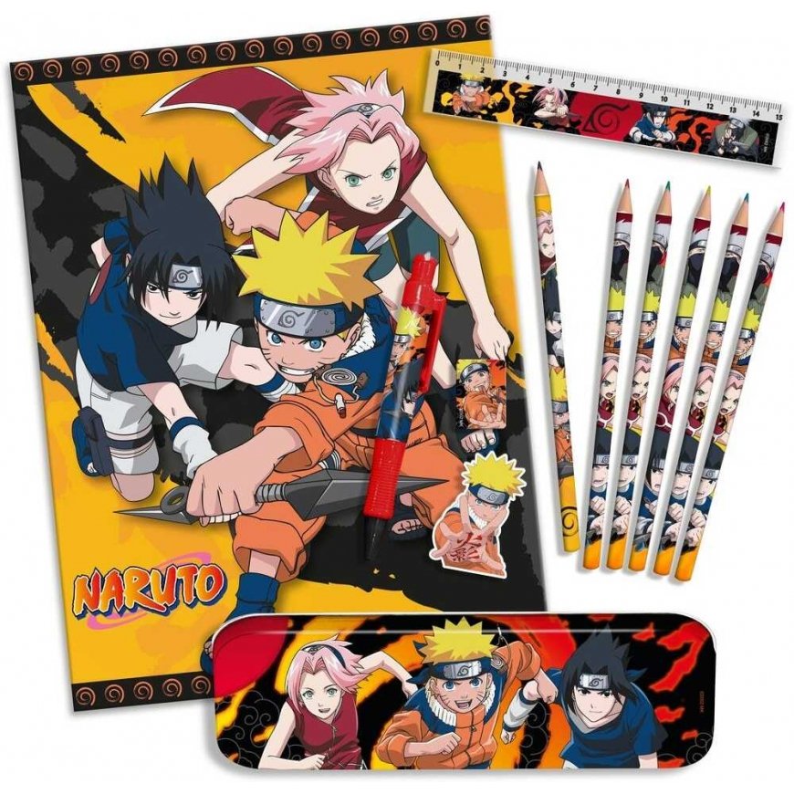 Bērnu licencēšanas Naruto Shippuden rakstāmpiederumu komplekts – 2
