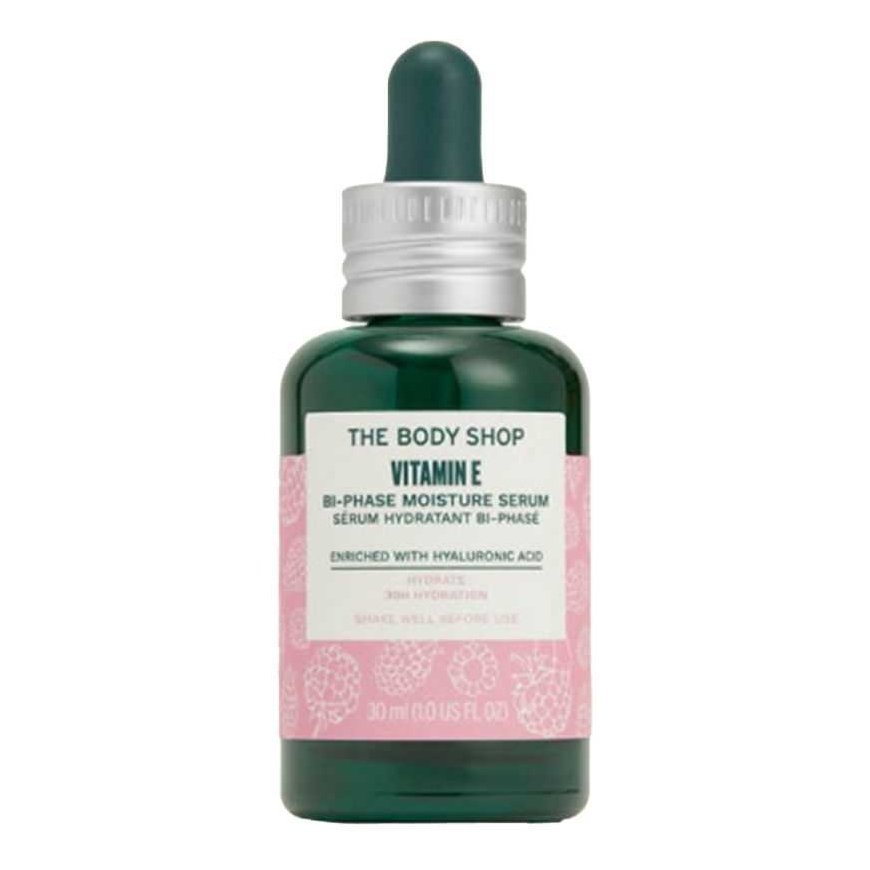 „The Body Shop“ vitamino E dvifazis drėkinamasis serumas – drėkinamasis dvifazis odos serumas – 30 ml
