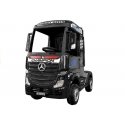 Lean Cars Детский электромобиль грузовик Mercedes Actros черный глянцевый с MP4 Lean Cars Детский электромобиль грузовик Mercedes Actros черный глянцевый с MP4