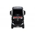 Lean Cars Vaikiškas elektromobilis sunkvežimis Mercedes Actros melns lakots ar MP4 Lean Cars Vaikiškas elektromobilis sunkvežimis Mercedes Actros melns lakots ar MP4