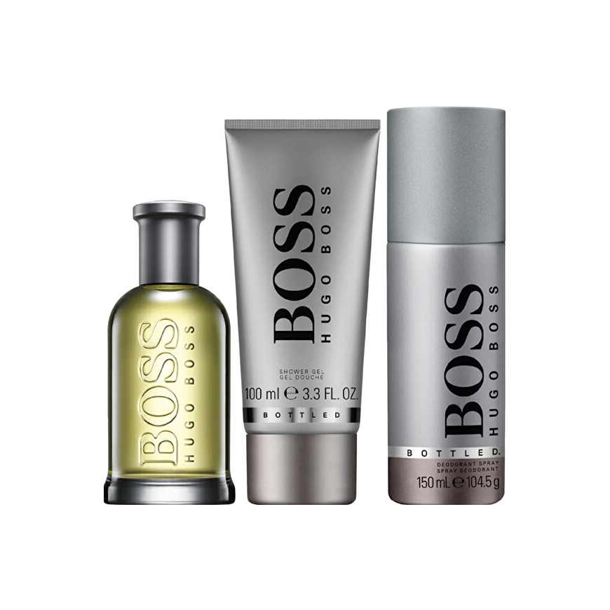 Hugo Boss "Boss No. 6 Bottled" - EDT 100 мл + гель для душа 100 мл + дезодорант-спрей 150 мл – 3