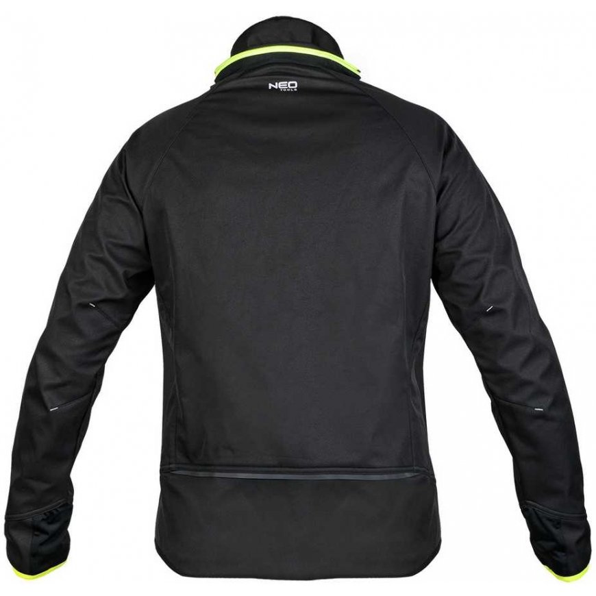 Neo Tools Mix&Match Softshell jakk, must/kollane, suurus S – 2