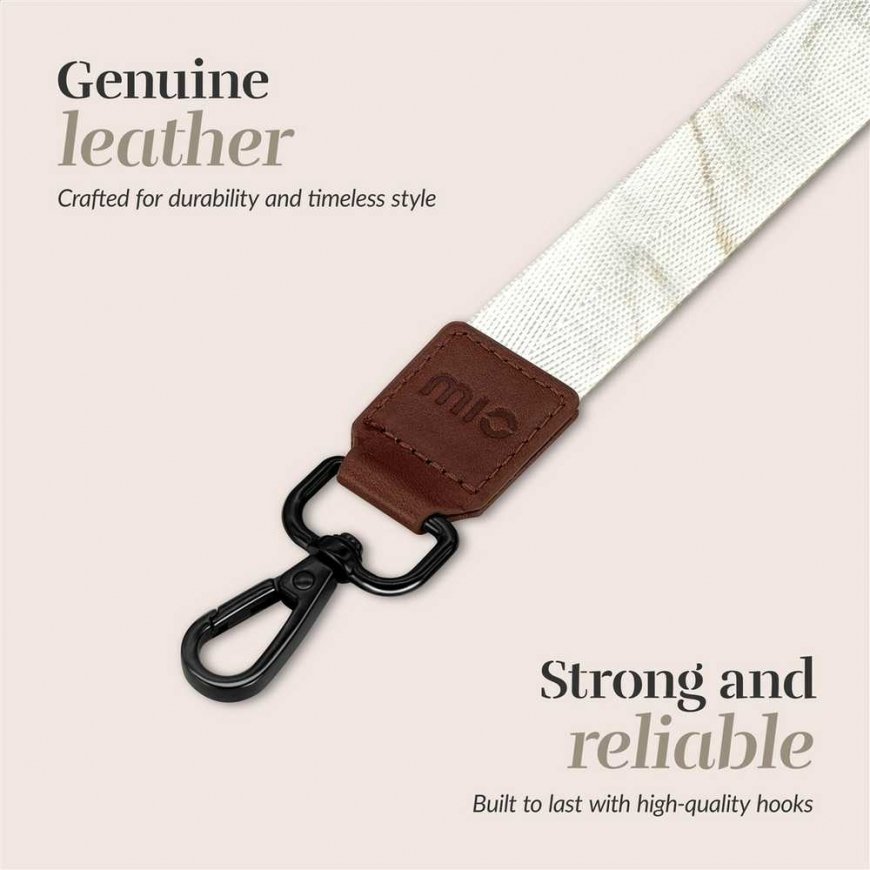 Dėklas MIO Lanyard dirželis Baltas Marmuras
