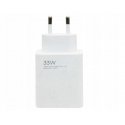 Оригинальное зарядное устройство XIAOMI, подключаемое к сети, USB A QC3.0 3A 33W MDY-16-EF белое, в упаковке