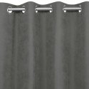 MILANA curtain, gray color, classic style, silver, silver color, metal loops, chenille, 280x175, HOMEDE MILANA curtain, gray color, classic style, silver, silver color, metal loops, chenille, 280x175, HOMEDE