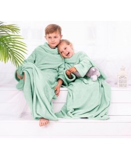 DecoKing Sininen/LAZYKIDS/PIPPERMĖTA/90x105