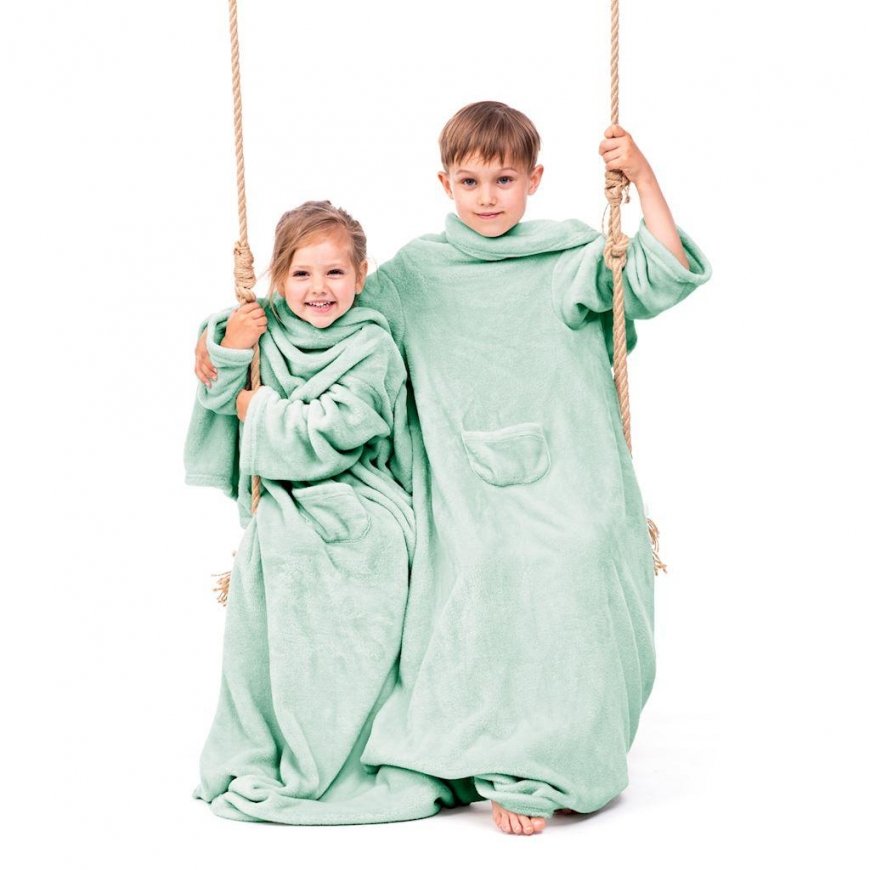 DecoKing Синий/LAZYKIDS/PIPPERMĖTA/90x105 – 4